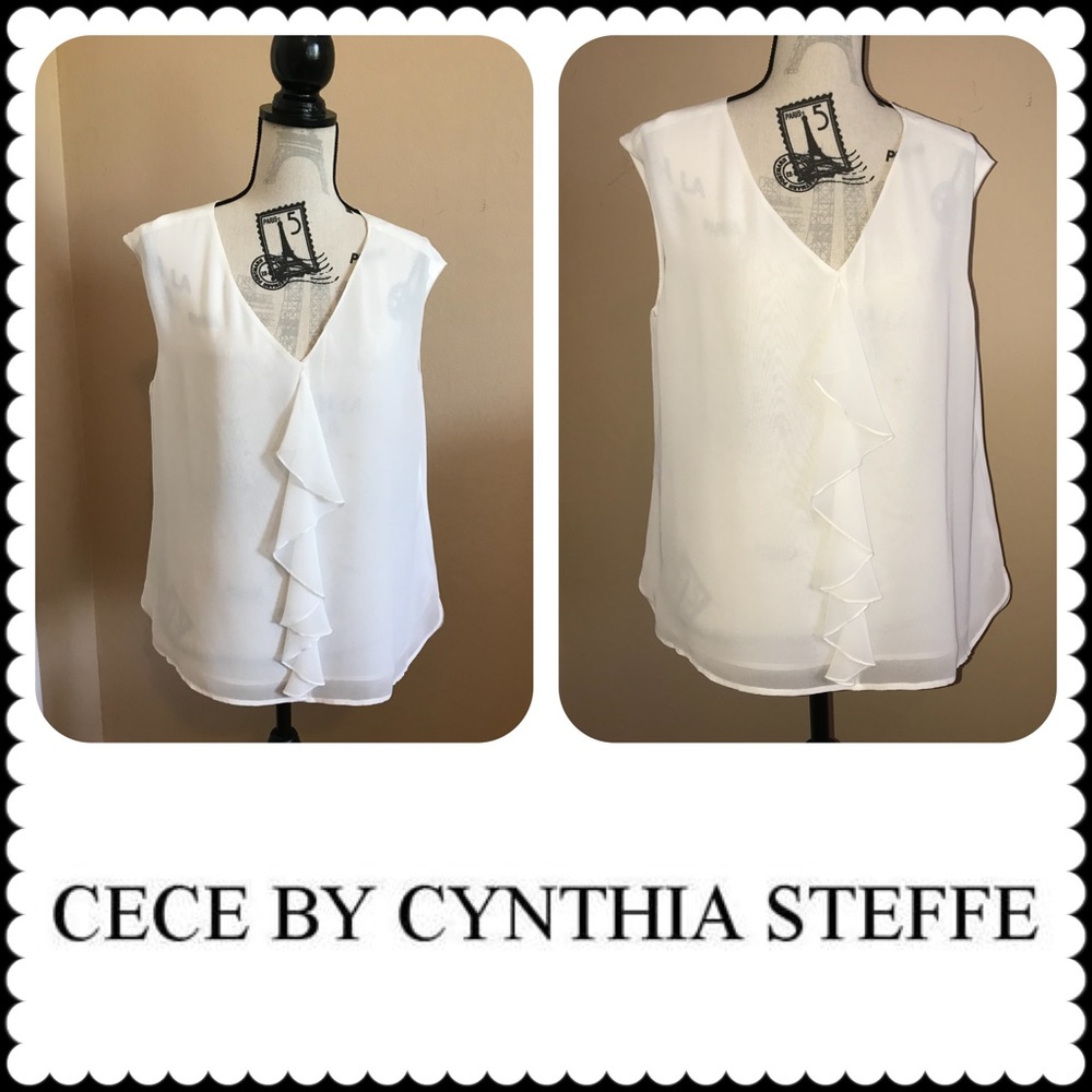 3/$10 CeCe by Cynthia Steffe Sleeveless Blouse